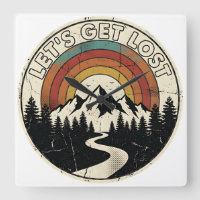 Let’s Get Lost Retro Mountain Adventure Outdoor