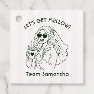 Let’s Get Mellow Camp Bride Bachelorette Weekend Favour Tags