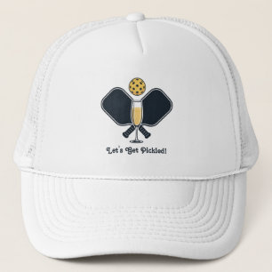 Let’s Get Pickled Preppy Pickleball Party Trucker Hat