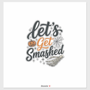 Let’s Get Smashed Halloween Pumpkin