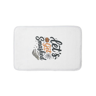 Let’s Get Smashed Halloween Pumpkin Bath Mat
