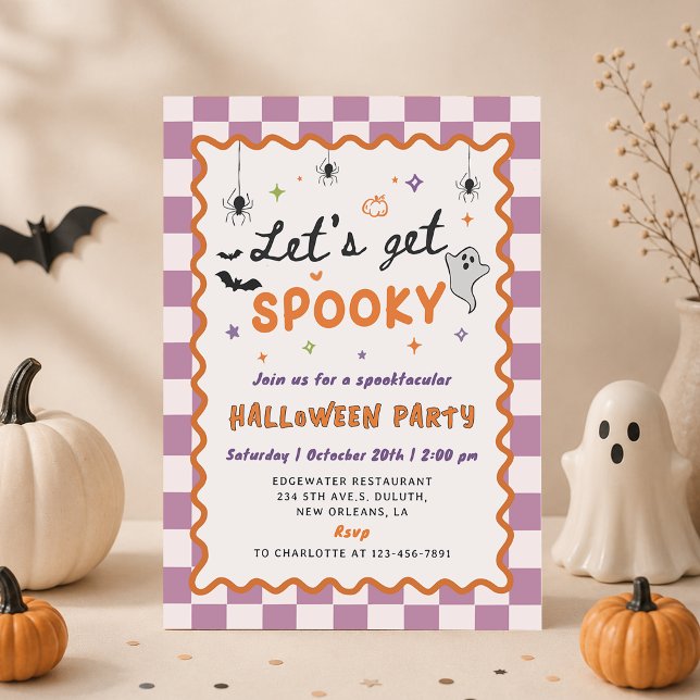 Let’s Get Spooky Halloween Party Invitation (Creator Uploaded)