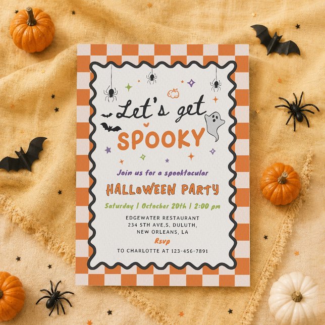 Let’s Get Spooky Halloween Party Invitation (Creator Uploaded)