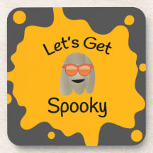 Let’s Get Spooky Hard Plastic Coaster