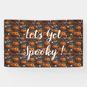 Let’s Get Spooky – Jack-O’-Lantern Halloween Banner