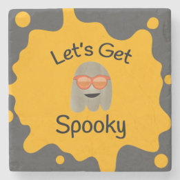 Let’s Get Spooky Stone Coaster
