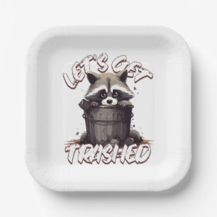 Let’s Get Trashed Paper Plate