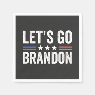 LET’S GO BRANDON Cardinal Napkin
