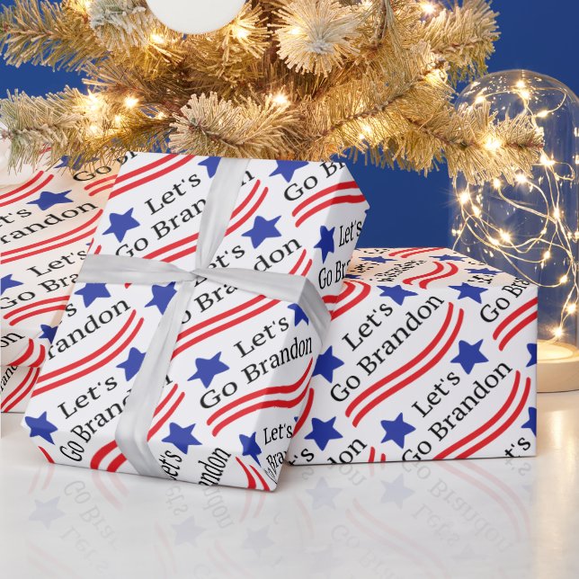 Let’s Go Brandon Wrapping Paper (Holidays)