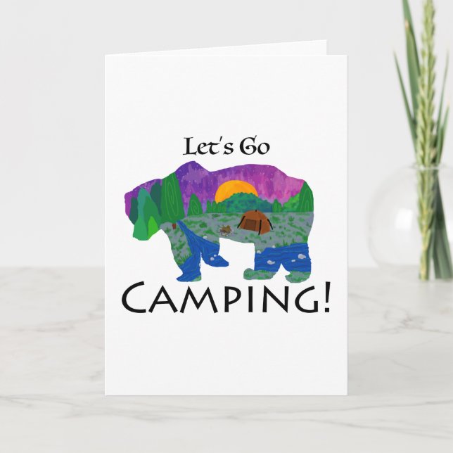 Let’s Go Camping Card (Front)
