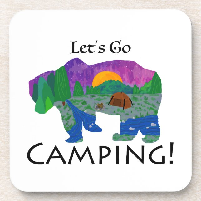 Let’s Go Camping Coaster (Front)