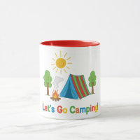Let’s Go Camping Kids Crayon Tent Art