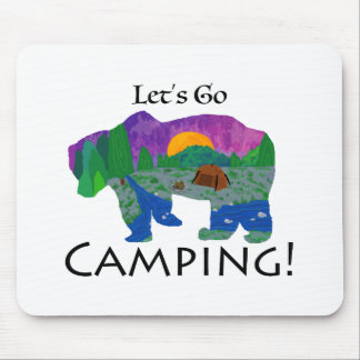 Let’s Go Camping Mouse Pad