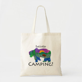 Let’s Go Camping Tote Bag