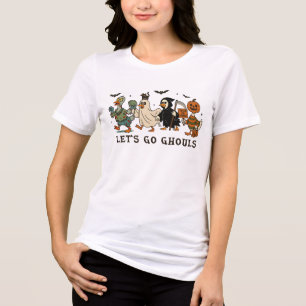 Let’s Go Ghouls Halloween Party T-Shirt Tri-Blend Shirt