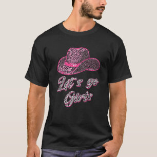 Let´s Go Girls Country Southern Western Leopard Co T-Shirt