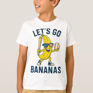 Let’s Go Nanas Funny Nana Softll Sports Usa Flag T-Shirt