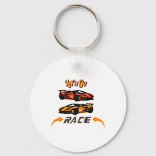 Let’s Go Race – Supercar Speed Racing Design Stick Key Ring
