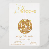 Let’s Groove Bachelorette Itinerary Last Disco