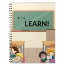 Let’s Learn! Classroom Kids Notebook
