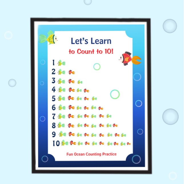 Let’s Learn to Count to 10 Poster for Kids (Creator Uploaded)