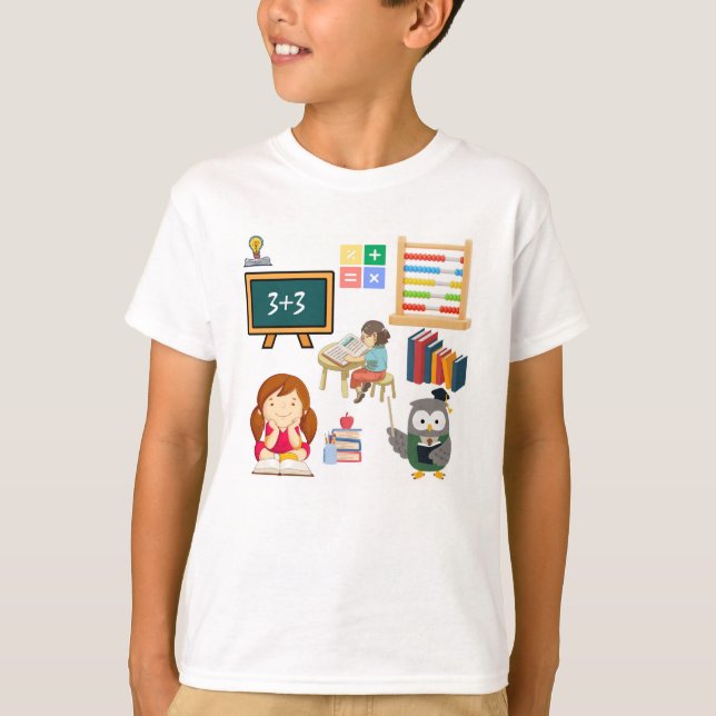 "Let’s Learn Together!" T-Shirt (Front)