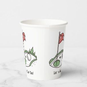 Let’s Par-Tee! Golf League Party Paper Cups