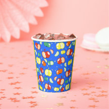 Let’s Party Started – Pop Apple on Blue