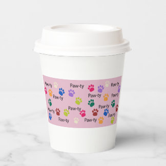 Let’s Paw-ty!  Dog birthday party bash  Paper Cups