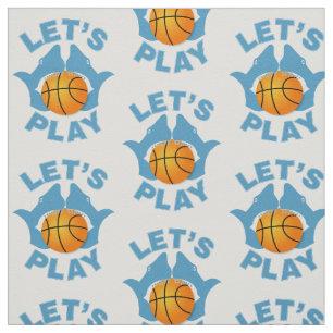Let’s play basketball fabric
