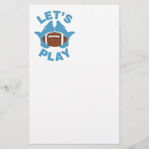 Let’s play football flyer