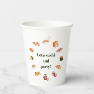 Let’s Roll into Fun! Sushi Paper Cups