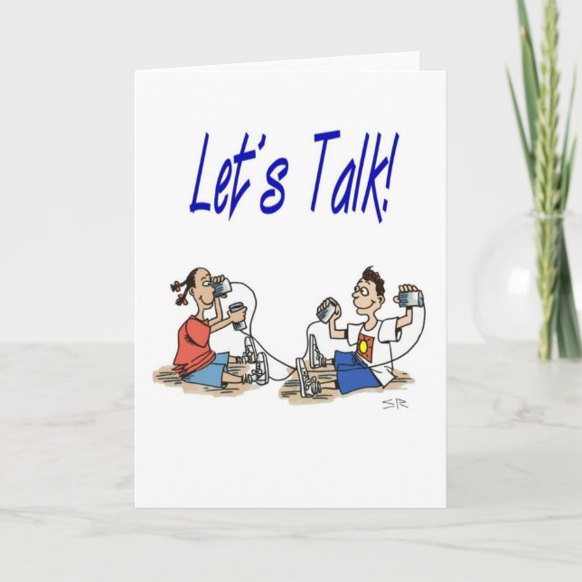 Let’s Talk card (Front)