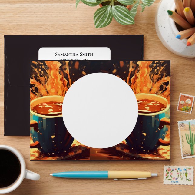  Let’s Talk Coffee-Themed Celebrations Envelope (Desk)