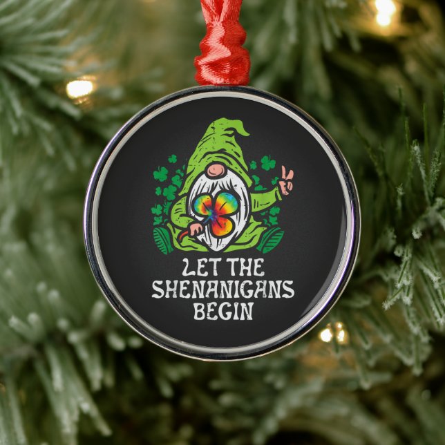 Let Shenanigans Begin Metal Tree Decoration (Tree)