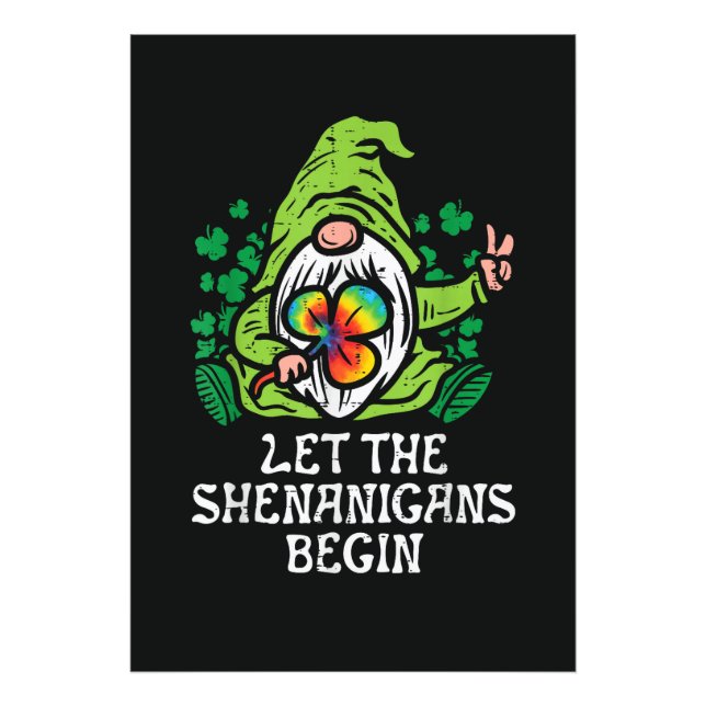 Let Shenanigans Begin Photo Print (Front)