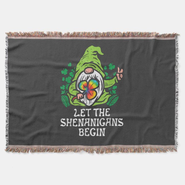 Let Shenanigans Begin Throw Blanket (Front)