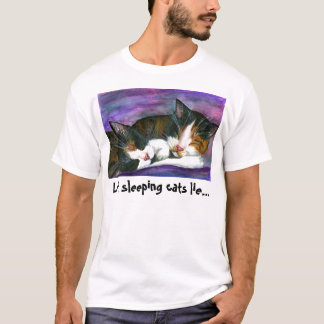 Let sleeping cats... T-Shirt