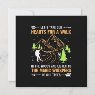 Let Take Our Hearts For A Walk Invitation