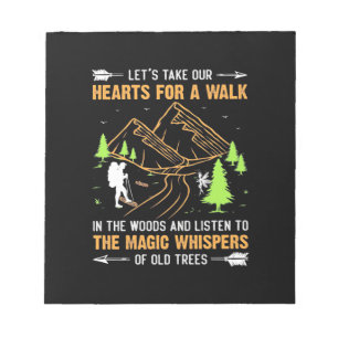 Let Take Our Hearts For A Walk Notepad