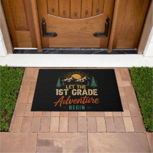 Let The 1st Grade Adventure Begin Doormat