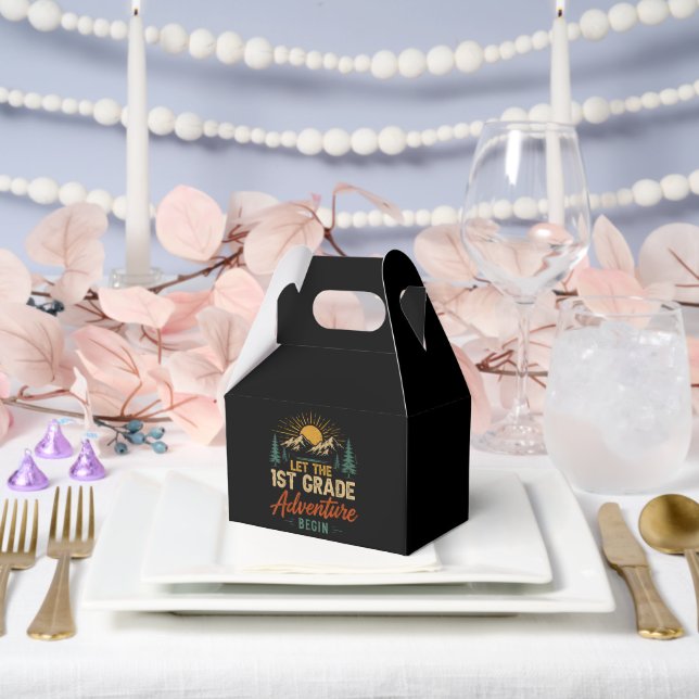 Let The 1st Grade Adventure Begin Favour Box (Wedding)
