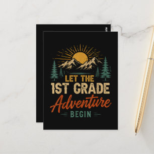 Let The 1st Grade Adventure Begin Postcard
