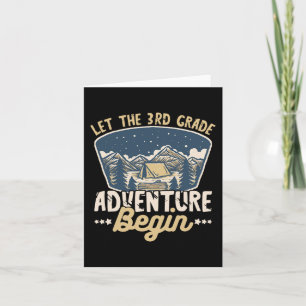 Let The 3rd Grade Adventure Begin Teacher Back to Card