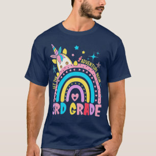 Let The 3rd Grade Adventure Begin Teacher Back To T-Shirt