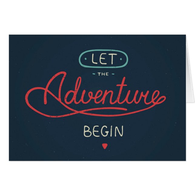 Let The Adventure Begin (Front Horizontal)