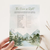 Let the Adventure Begin Baby Price is Right Game