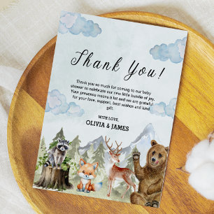 Let the Adventure Begin Baby Shower Thank You Card