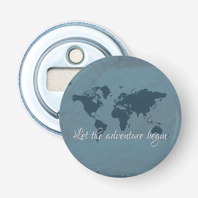 Let the adventure begin bottle opener (Front)