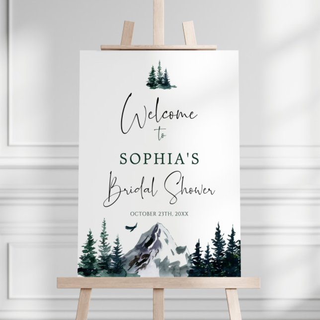 Let The Adventure Begin Bridal Shower Welcome Sign (Creator Uploaded)